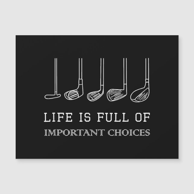 La vie amusante est pleine de choix importants Clu (Devant)