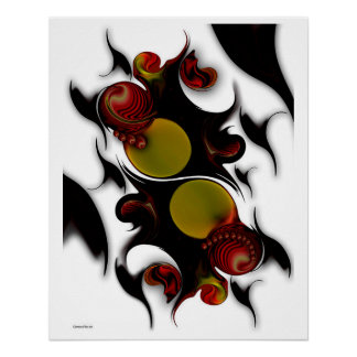 "La vie continue au contraste accidentel", Affiche