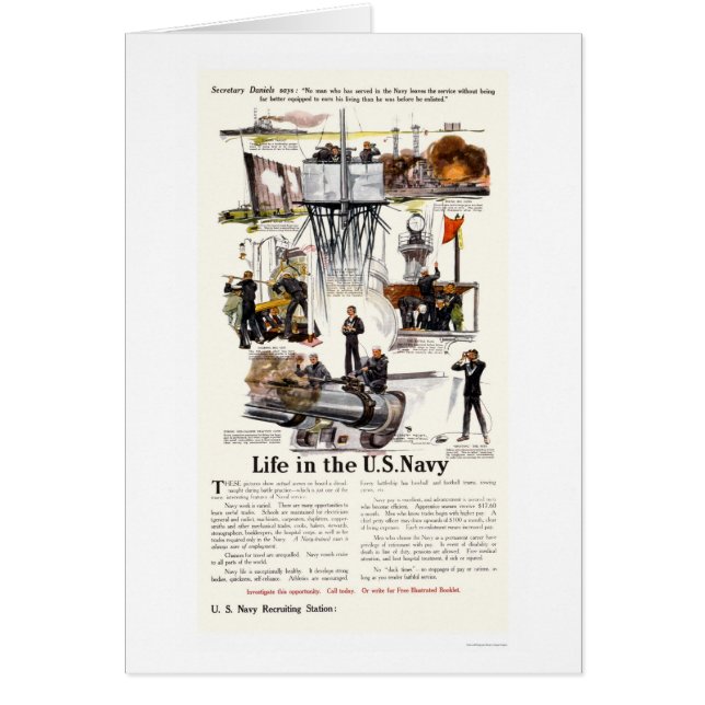 La vie dans la marine américaine (Devant)