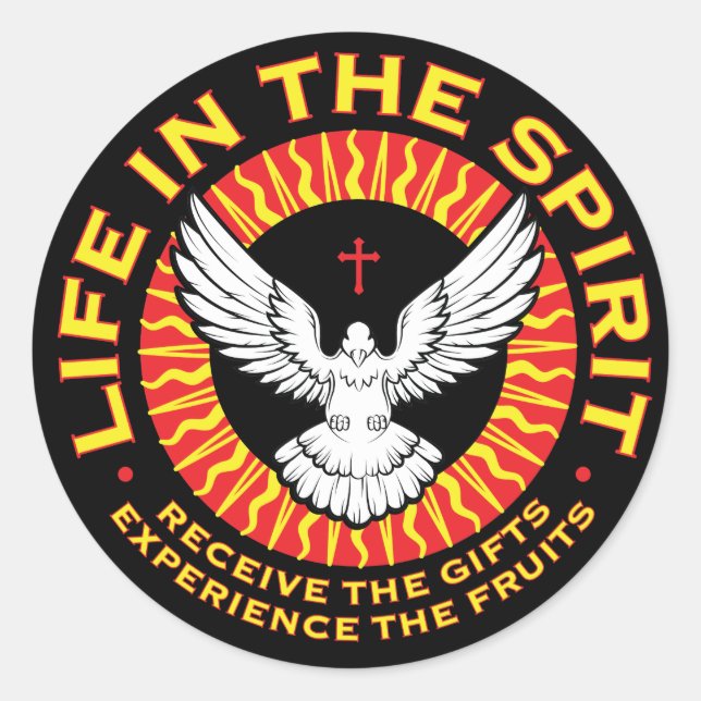 La vie dans l'esprit Stickers (Devant)