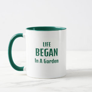 La vie de jardinage a commencé dans une tasse de c