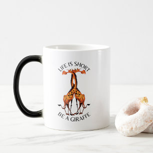 La Vie De La Mug De Café Est Un Design De Giraffe