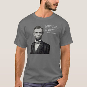 La vie de Lincoln dans l'obscurité du T-shirt de