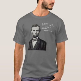 La vie de Lincoln dans l'obscurité du T-shirt de