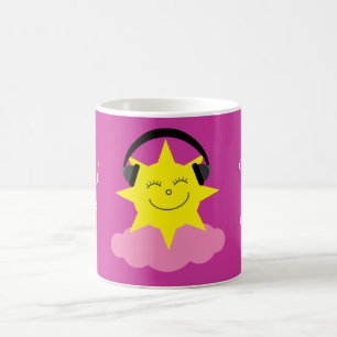 La vie de Lovin sur ma tasse rose de récupératio
