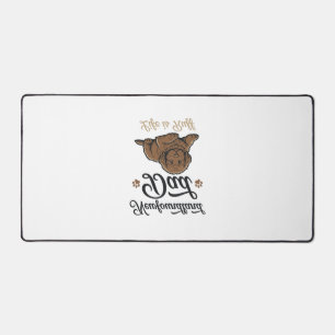 La vie de papa Terre-Neuve est rude Vintage T-shir