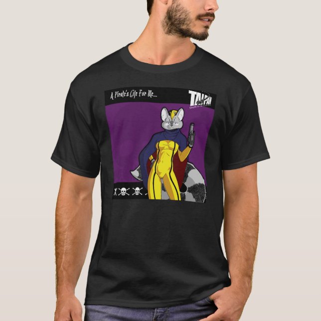 "La vie d'un pirate pourpre pour moi" T-shirt (Devant)