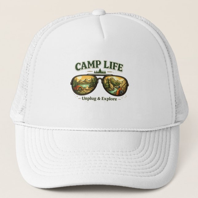 La vie en camping, c'est parfait – Casquette de ca (Devant)