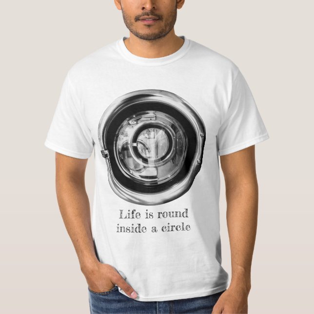 La vie en cercle – T-Shirt conceptuel (Devant)
