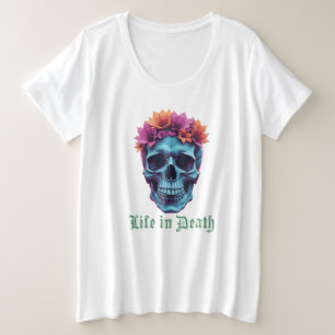 La vie en mort, en fleurs en bleu