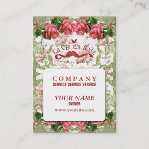 La Vie En Rose - Carte de visite