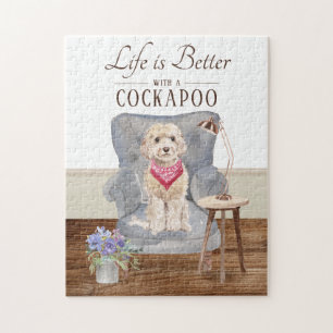 La Vie Est Avec Un Puzzle Cockapoo