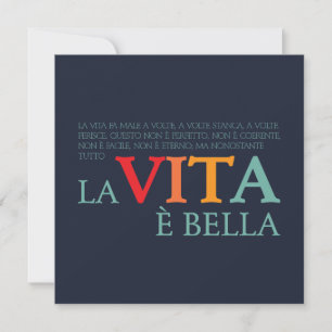 La vie est belle