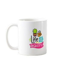 La vie est belle Custom Designer Coffee Mug