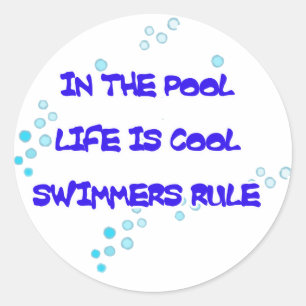 La vie est Cool Stickers Rond