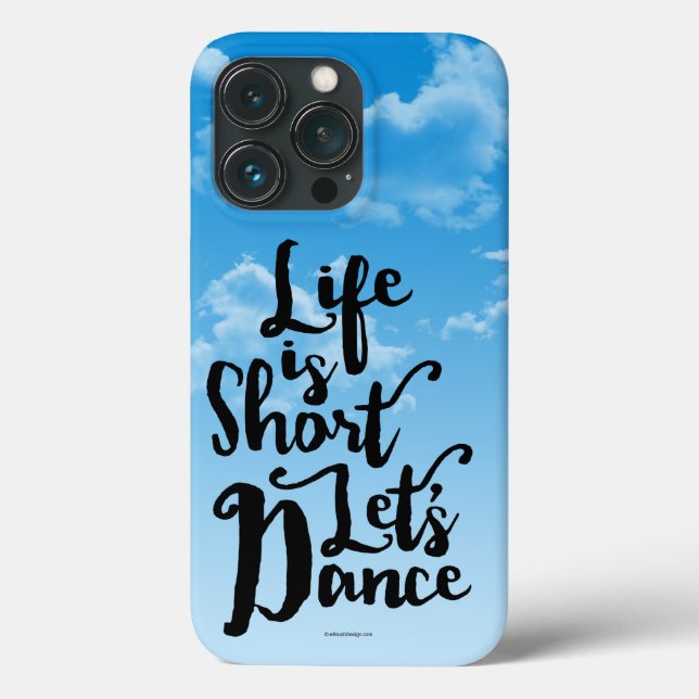 La vie est courte Dansons Coque-Mate coque iphone (Verso)