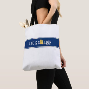 La vie est Golden Dog Travel Sac fourre-tout - Bla