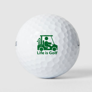 la vie est le golf, les balles de golf