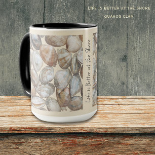 La vie est meilleure à la tasse côtière des palour