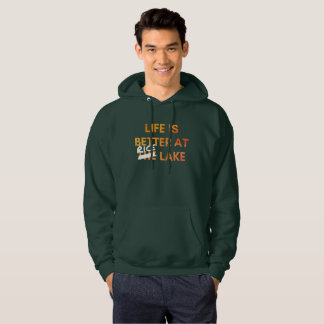 La vie est meilleure à Rice Lake Sweat - shirt à c