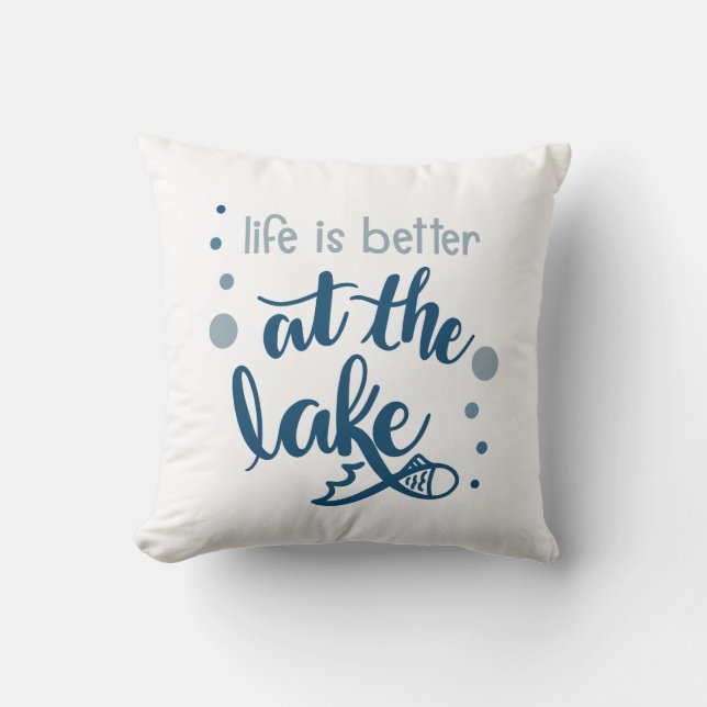 la vie est meilleure au coussin de lac (Recto)