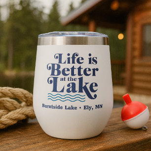 La vie est meilleure au lac Nom du lac personnalis