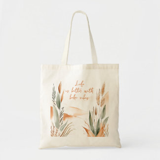 La vie est meilleure avec Boho Vibes Sac fourre-to