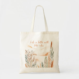 La vie est meilleure avec Boho Vibes Sac fourre-to