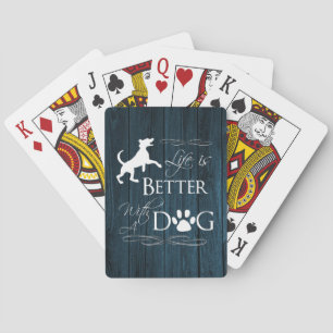 La vie est meilleure avec les cartes de jeu de chi