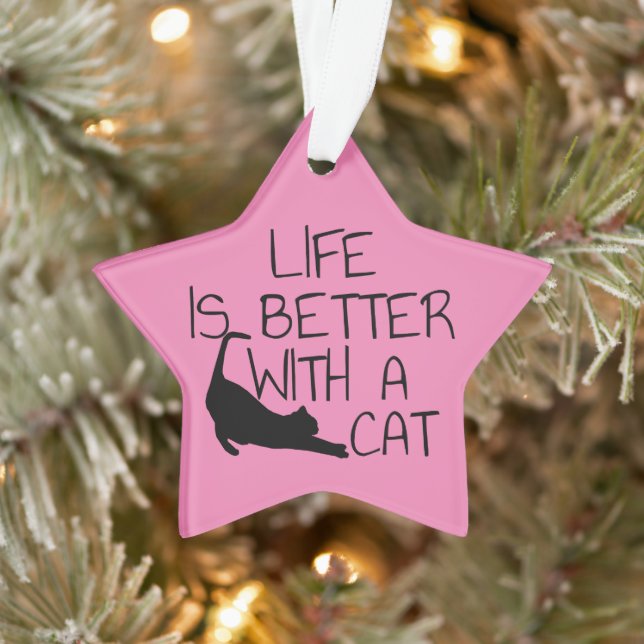La Vie Est Meilleure Avec Un Chat (Arbre)
