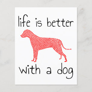 La vie est meilleure avec un chien - Amoureux des