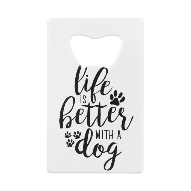 La vie est meilleure avec un chien Citations de l’ (Dos)
