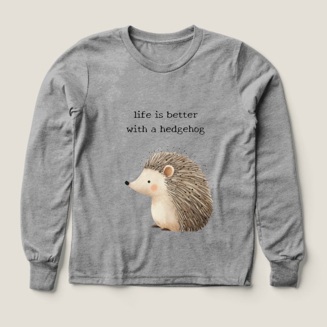 La vie est meilleure avec un hérisson  (Motif recto)