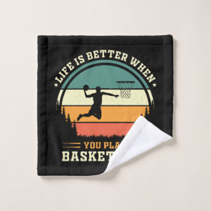 la vie est meilleure quand on joue au basket