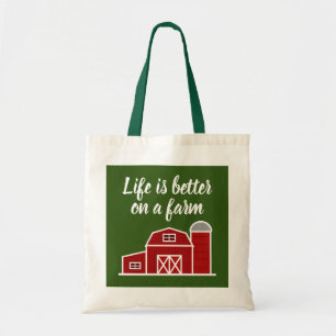 La vie est meilleure sur un sac fourre-tout en toi