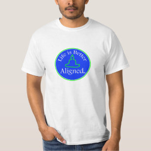 La vie est mieux T-shirt aligné