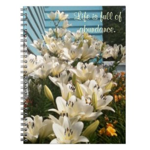 La vie est pleine d'abondance, Carnets Day Lily