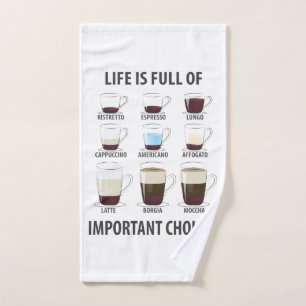 La vie est pleine de choix importants - Drôle café