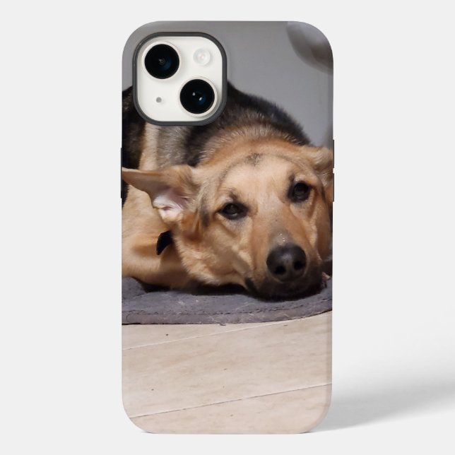 La vie est Ruff Iphone 14 Coque (Verso)