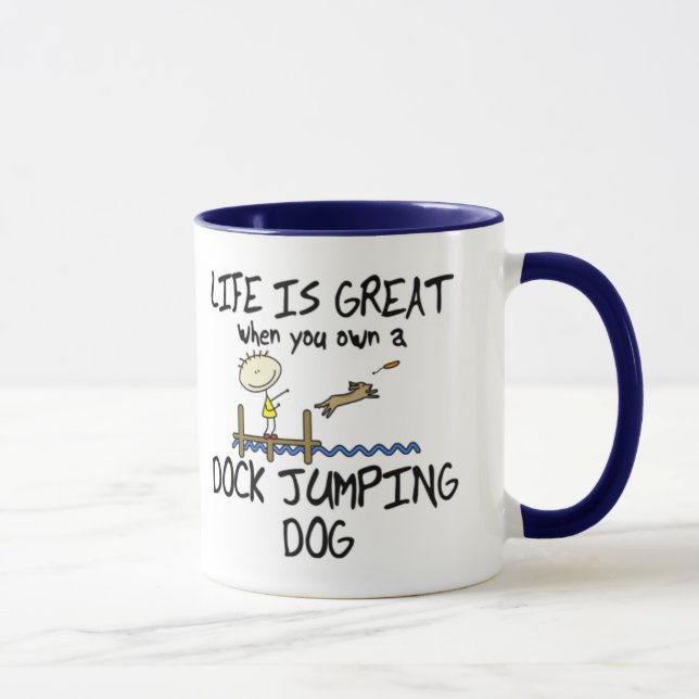 La vie est tasse sautante de grand dock (Droite)