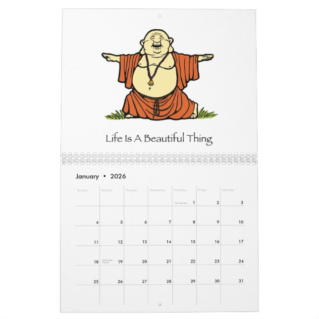 La vie est un beau calendrier de la chose 2008 (Jan 2026)