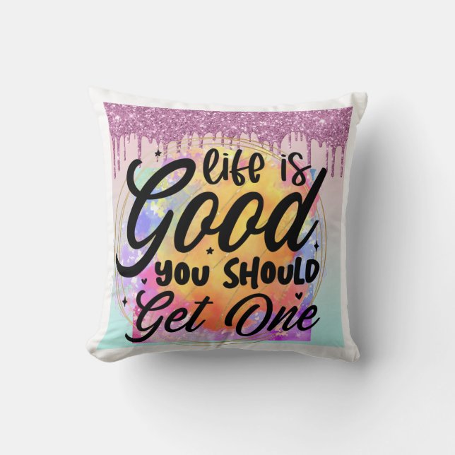 La vie est un bon Coussin (Recto)