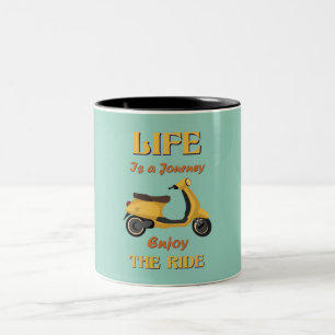 La vie est un café de voyage Mug