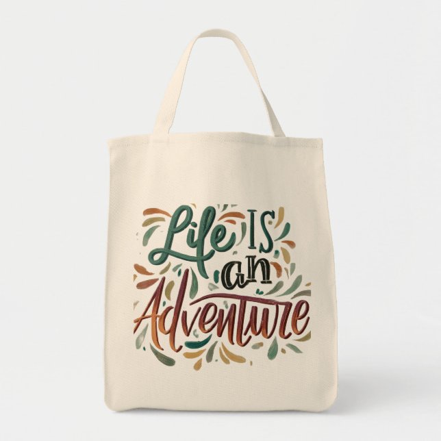 La vie est un Sac fourre-tout d'alimentation d'ave (Devant)