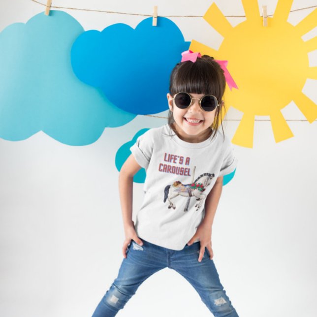 La vie est un T-shirt carrousel (Créateur téléchargé)
