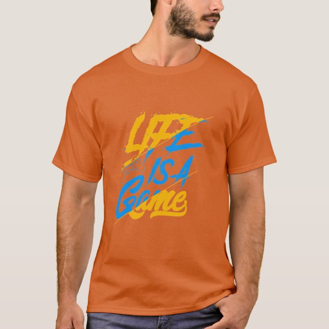 La vie est un t-shirt de jeu (Devant)