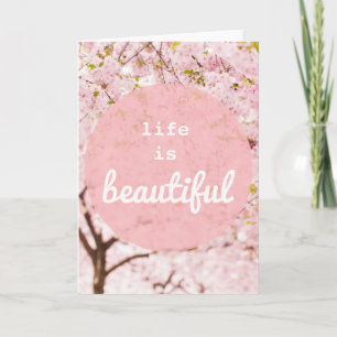La Vie est une belle carte de voeux