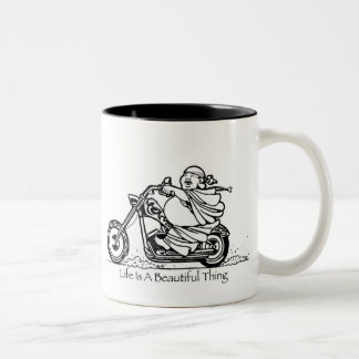 La vie est une belle tasse de café de Bouddha de