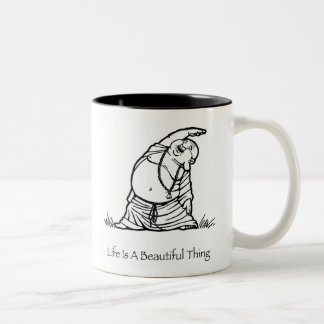 La vie est une belle tasse de café de Bouddha de