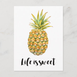 La vie est une carte postale d'ananas